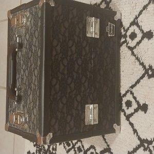 Caboodle black lace makeup case